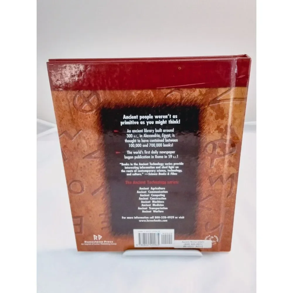Ancient Communication (Ancient Technology)‎ - Library Binding - GOOD